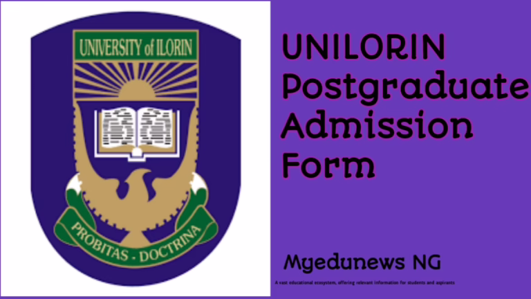UNILORIN Postgraduate Admission Form