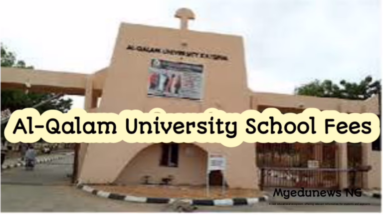 Al-Qalam University School Fees