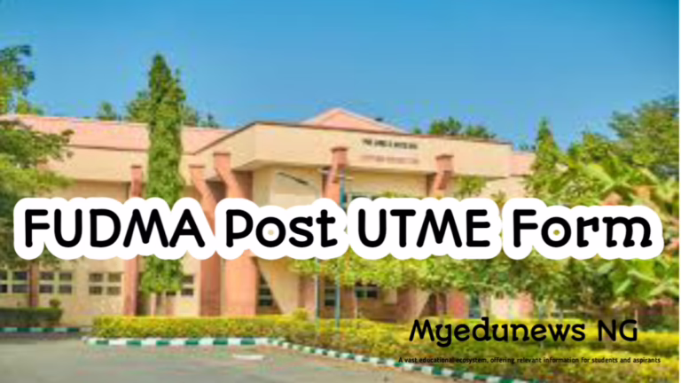 FUDMA Post UTME Form