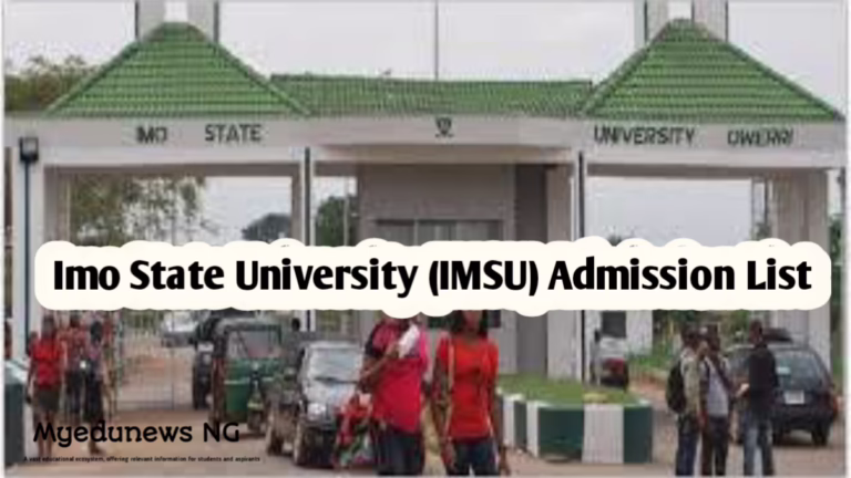 IMSU Admission List