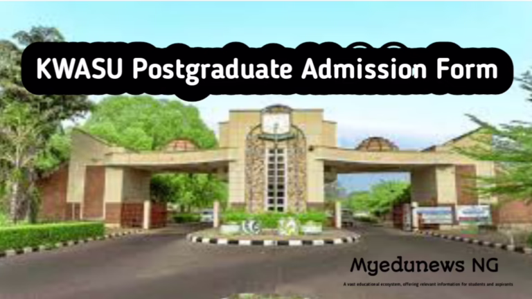 KWASU Postgraduate Admission Form
