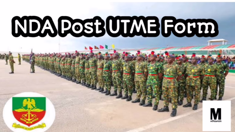 NDA Post UTME Form