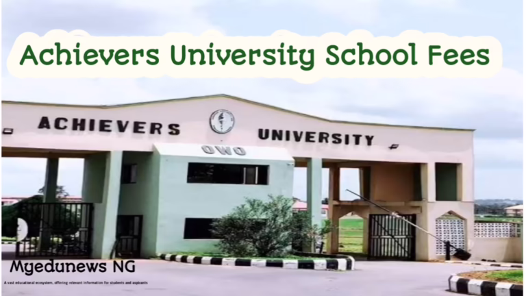 Achievers University School Fees