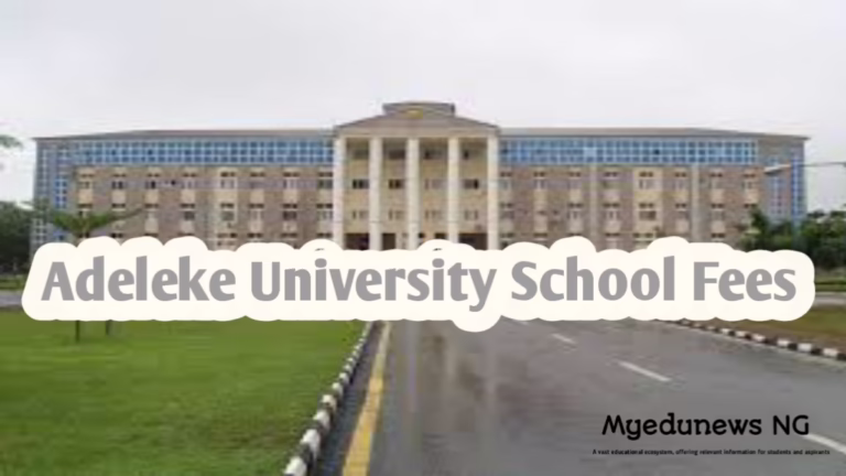 Adeleke University School Fees