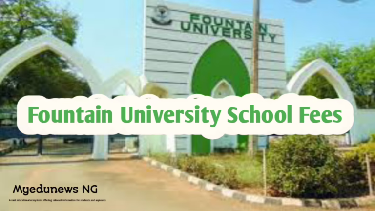 Fountain University School Fees