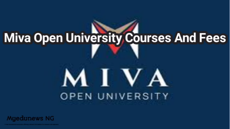 Miva Open University Courses And Fees